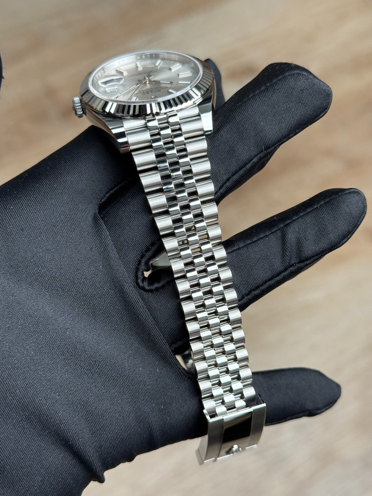 Rolex Datejust 41 Silver Index Fluted Jubilee 2026 Unworn 126334
