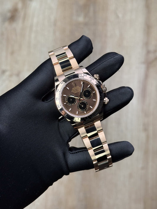 Rolex Daytona 40 Chocolate Brown/Black Index Oyster 2026 Unworn 126505
