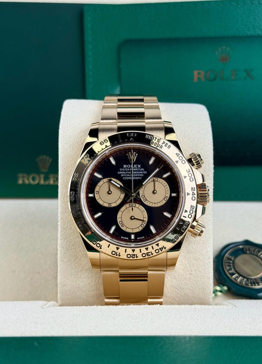 Rolex Daytona 40 Paul Newman Black/Champagne Index Oyster Preowned 2024 126508