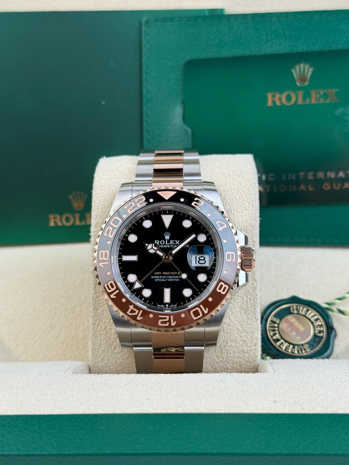 Rolex GMT-Master II 40 Root Beer Black Oyster 2026 Unworn 126711CHNR