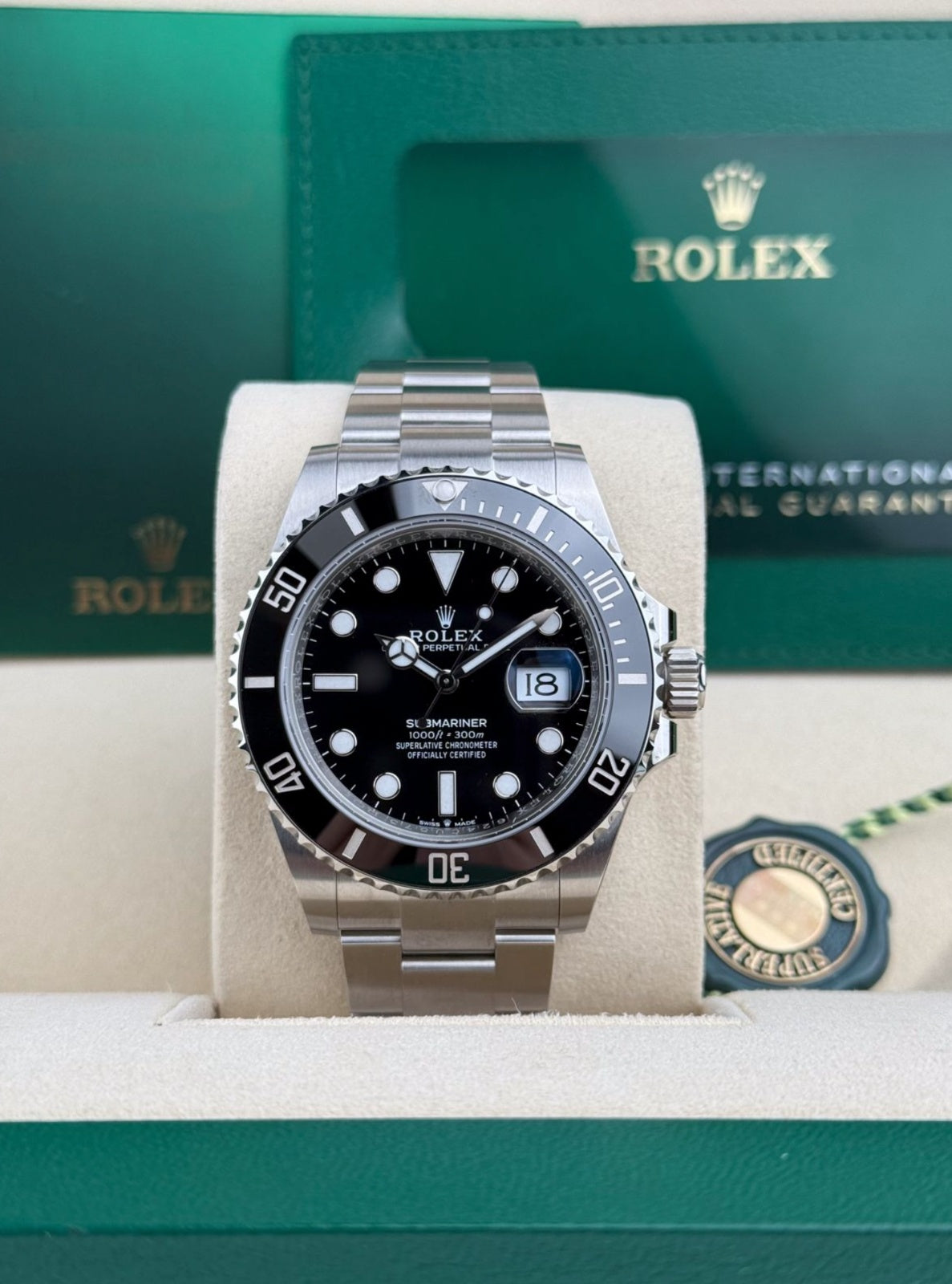 Rolex Submariner Date 41 Black Dial Black Bezel Oyster 2026 Unworn 126610LN