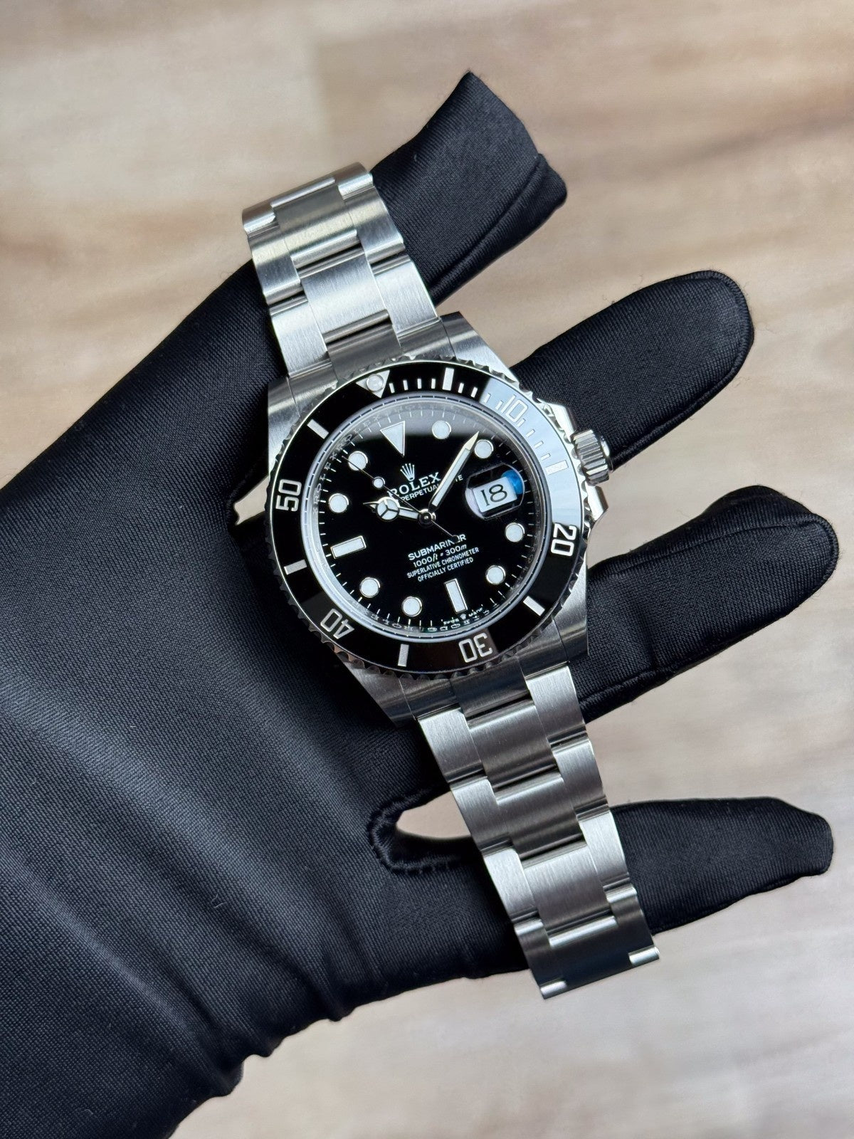 Rolex Submariner Date 41 Black Dial Black Bezel Oyster 2026 Unworn 126610LN