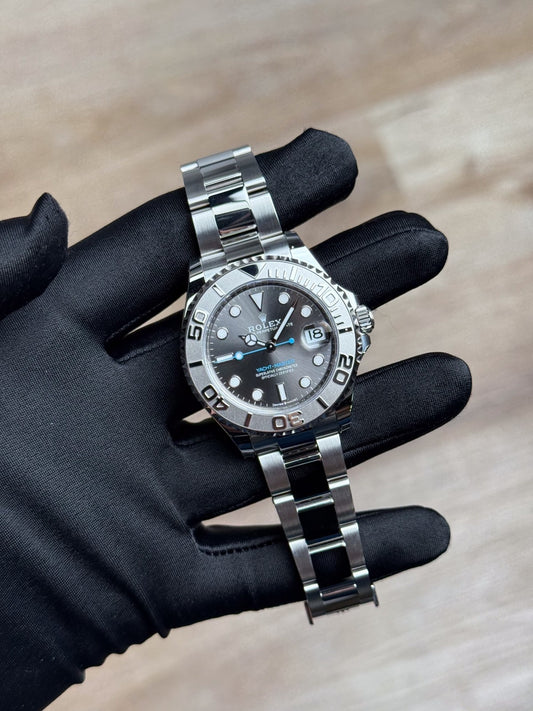 Rolex Yacht-Master 37 Date Rhodium Grey Platinum Oyster 2026 Unworn 268622