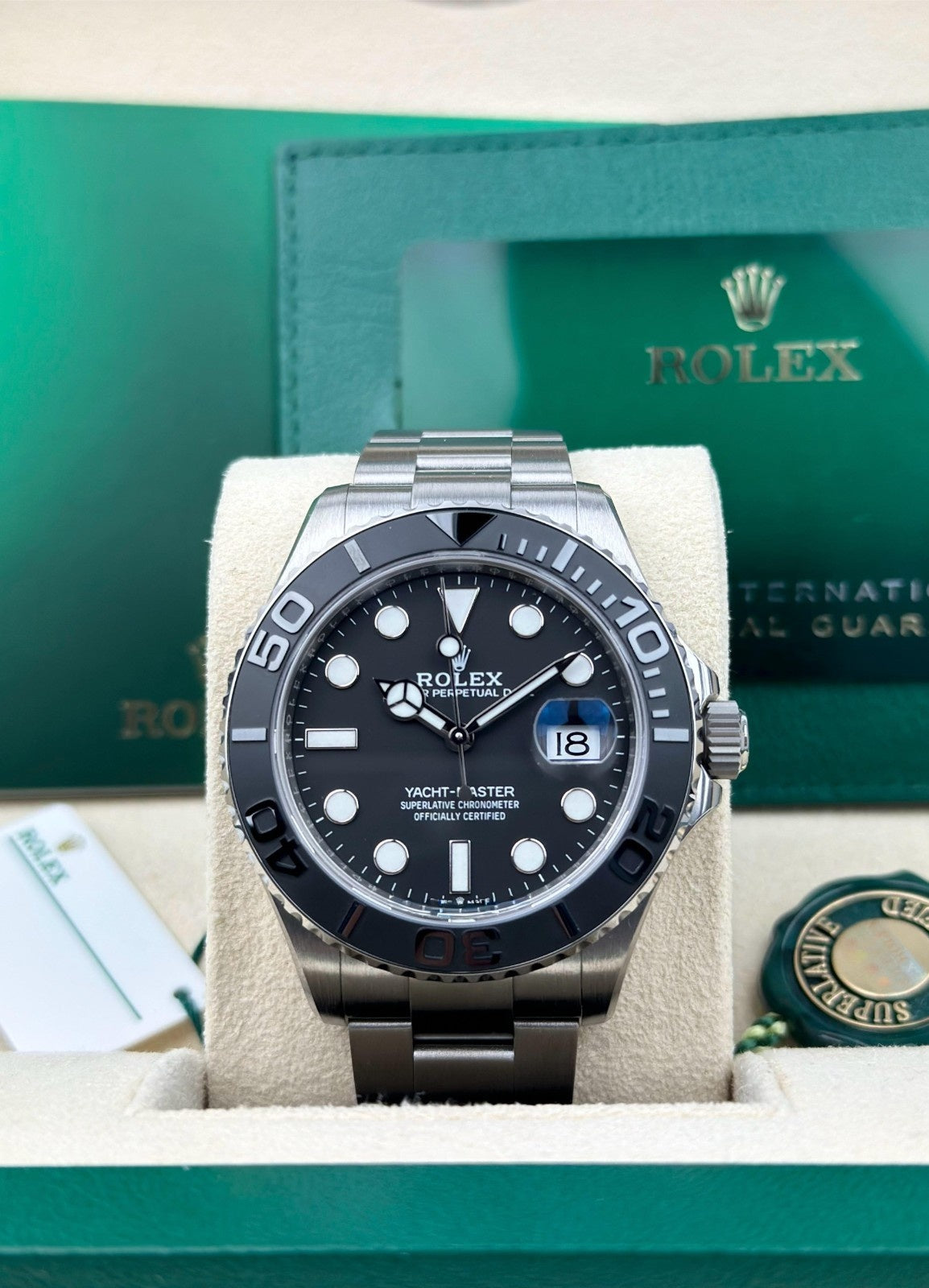Rolex Yacht-Master 42 Black Dial Titanium Oyster 2026 Unworn 226627