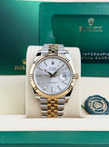 Rolex Datejust 41 Silver Index Fluted Jubilee 2026 Unworn 126333
