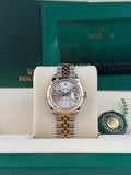Rolex Datejust 28 Silver Index Fluted Jubilee 2026 Unworn 279173