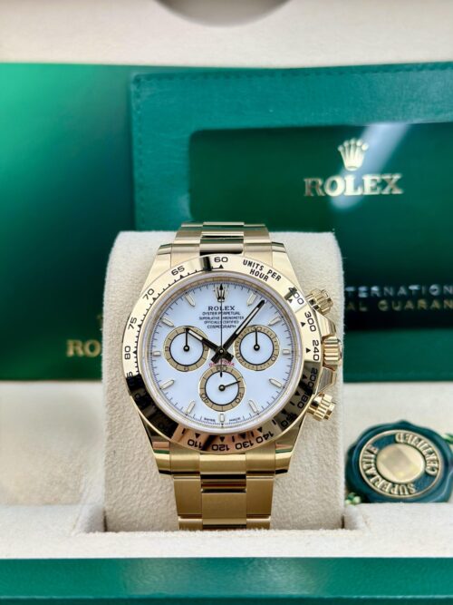 Rolex Daytona 40 White/White Index Oyster 2026 Unworn 126508