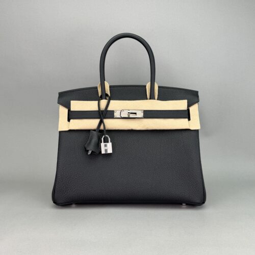 Hermes Birkin 30 Retourne Togo Black Palladium Hardware G Stamp 2026