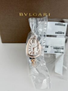BVLGARI Serpenti Seduttori White Steel/Rose Gold Diamond 2026 Unworn 103945