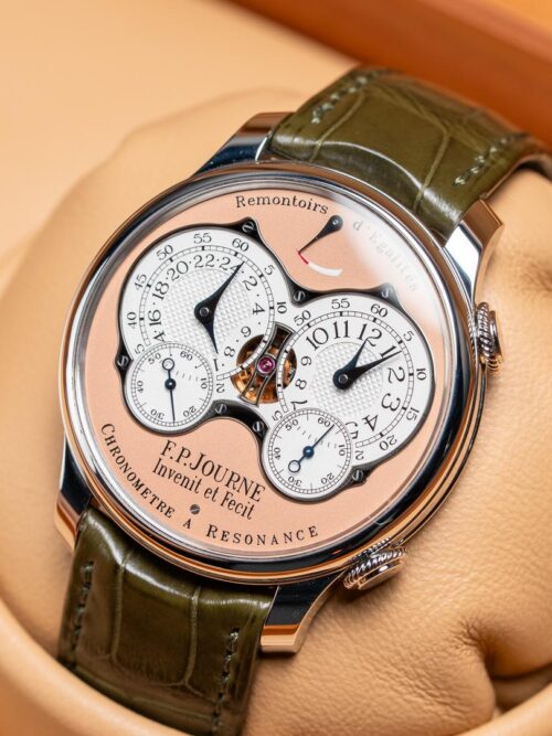 F.P. Journe Chronometre A Resonance Salmon Dial 40mm Preowned 2021 RQ