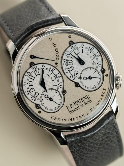 F.P. Journe Chronometre A Resonance 38 Shimmer Dial Brass Movement Platinum 04R