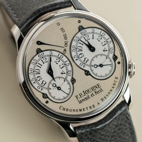 F.P. Journe Chronometre A Resonance 38 Shimmer Dial Brass Movement Platinum 04R