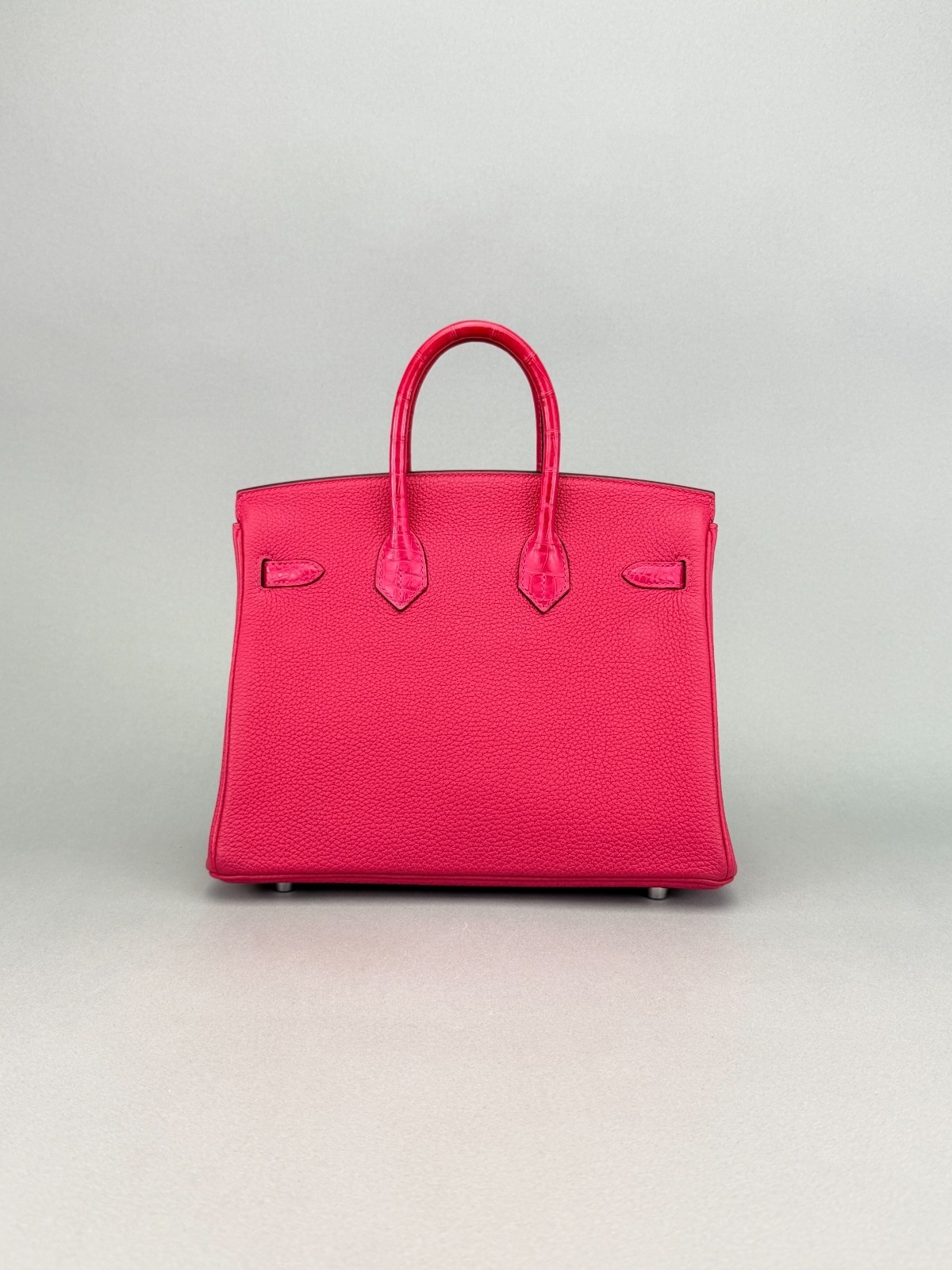 Hermes Birkin 25 Matte Alligator Touch Framboise Palladium Hardware Z Stamp 2021