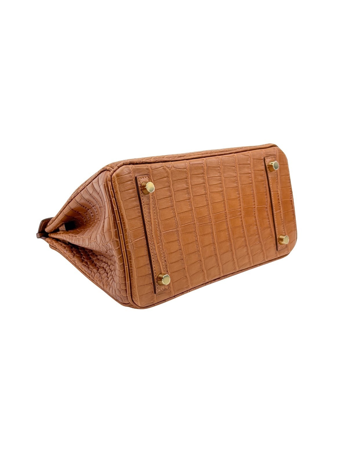 Hermes Birkin 25 Retourne Matte Alligator Gold Gold Hardware K Stamp 2025