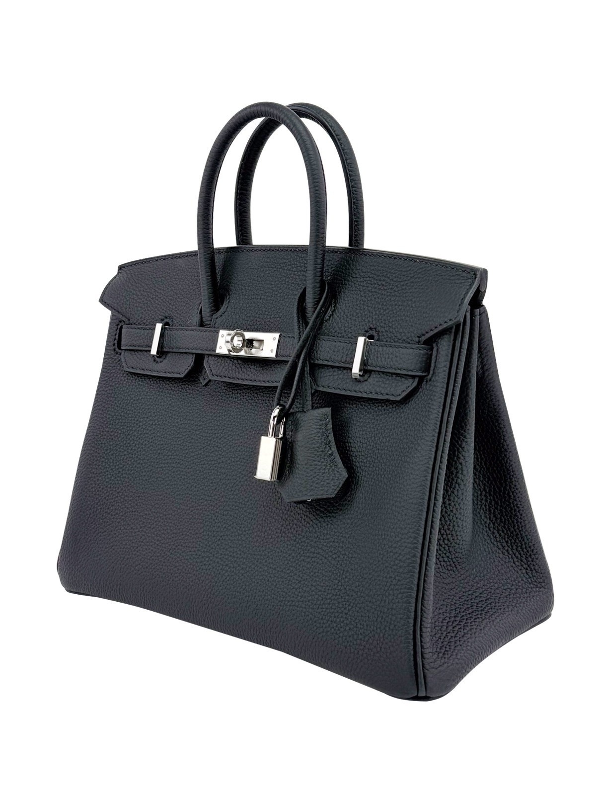 Hermes Birkin 25 Retourne Togo Black/Noir Palladium Hardware W Stamp 2025