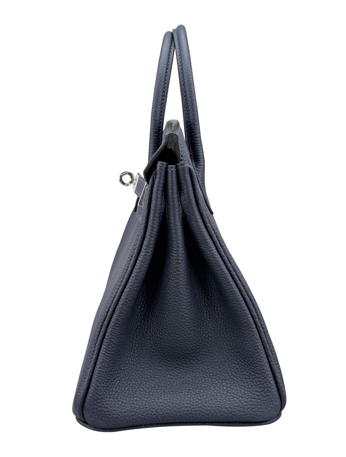 Hermes Birkin 25 Retourne Togo Blue Nuit Palladium Hardware K Stamp 2025