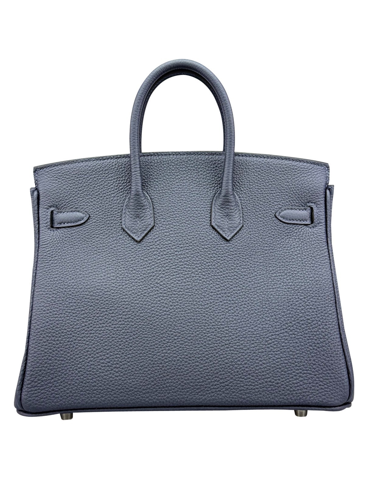Hermes Birkin 25 Retourne Togo Blue Nuit Palladium Hardware K Stamp 2025