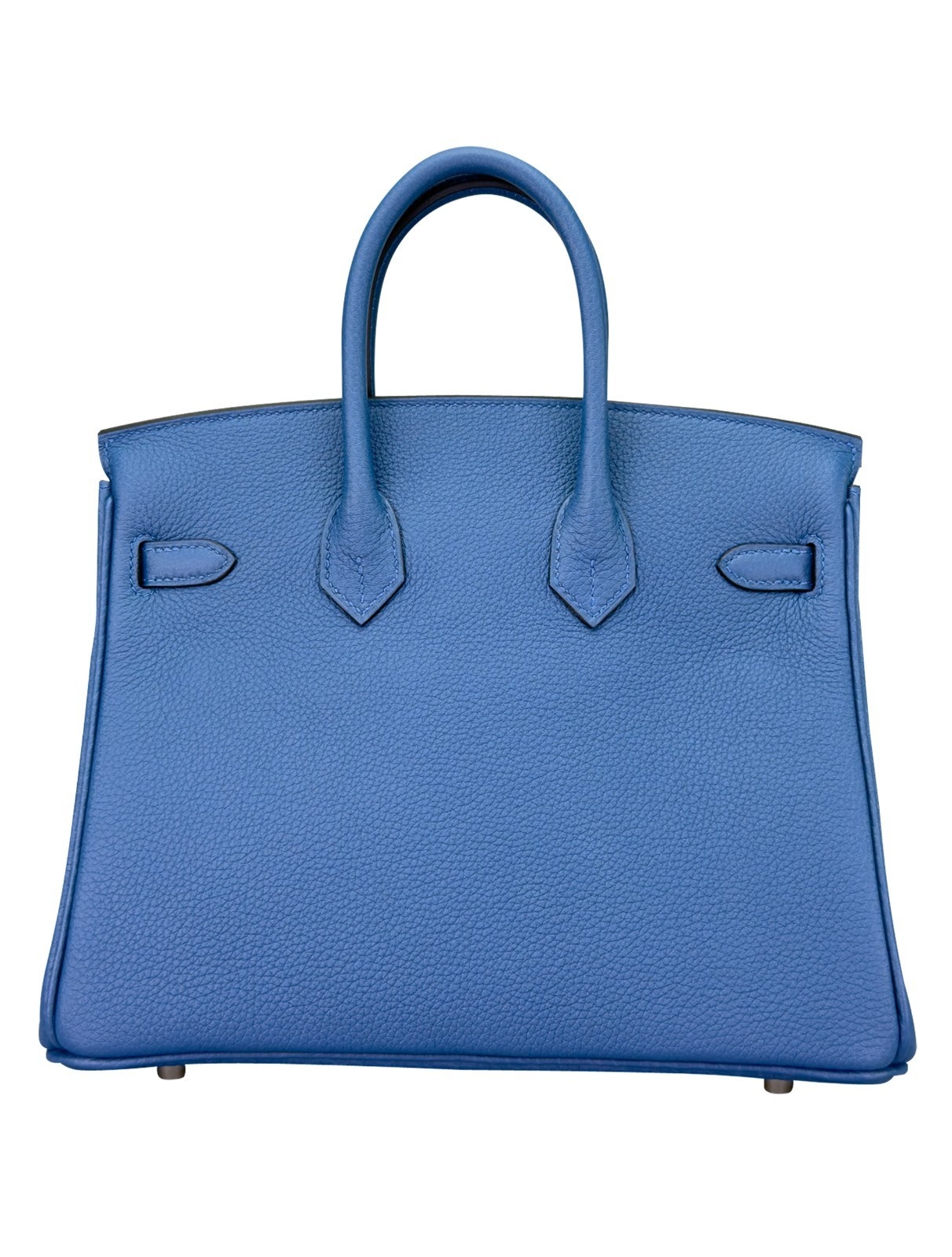 Hermes Birkin 25 Retourne Togo Blue Tie Palladium Hardware K Stamp 2025