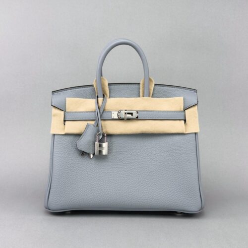 Hermes Birkin 25 Retourne Togo Gris Pantin Palladium Hardware K Stamp 2026
