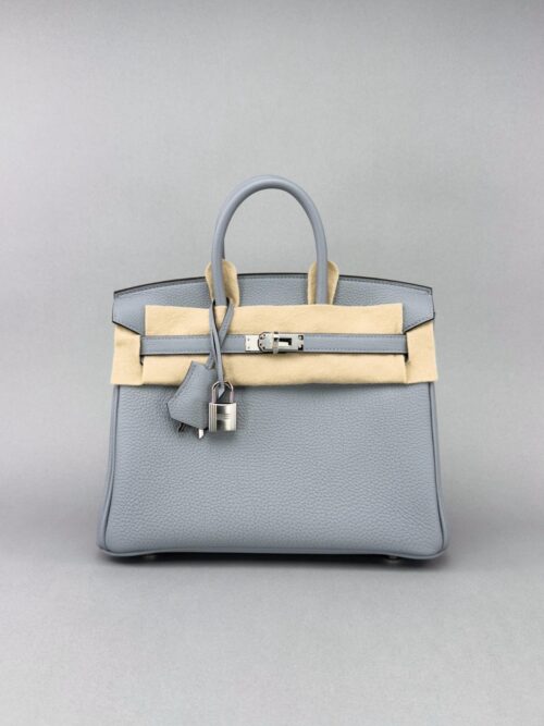 Hermes Birkin 25 Retourne Togo Gris Pantin Palladium Hardware K Stamp 2026