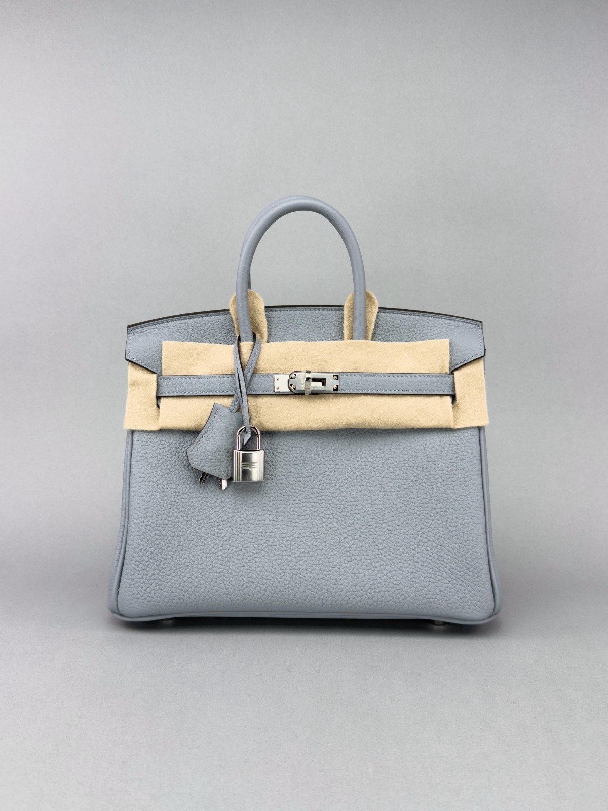 Hermes Birkin 25 Retourne Togo Gris Pantin Palladium Hardware K Stamp 2026