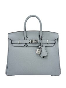 Hermes Birkin 25 Retourne Togo Gris Pantin Palladium Hardware K Stamp 2026