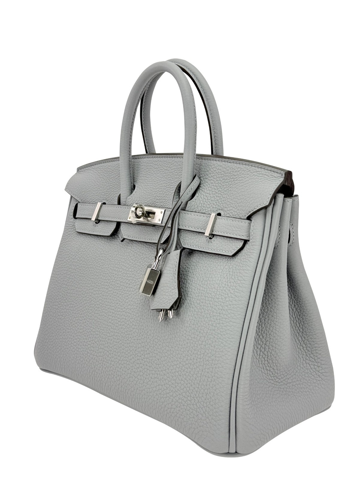Hermes Birkin 25 Retourne Togo Gris Pantin Palladium Hardware K Stamp 2026