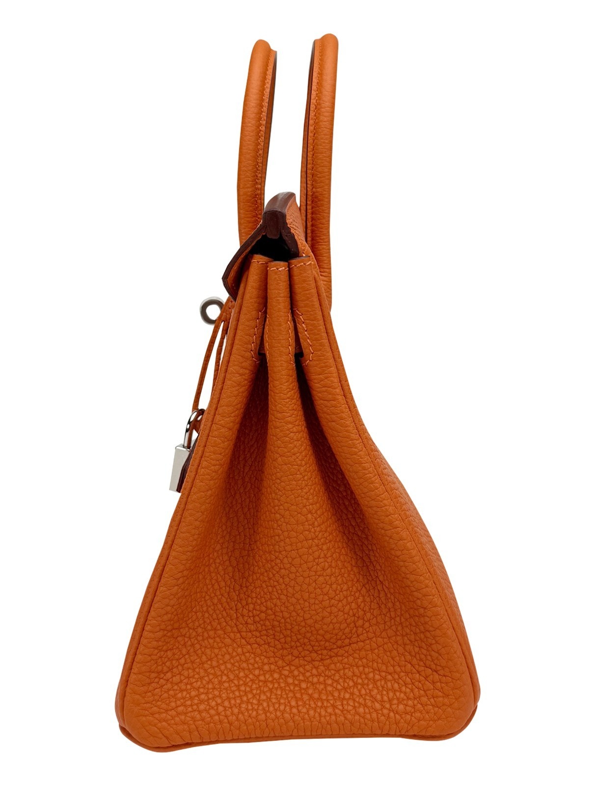 Hermes Birkin 25 Retourne Togo Orange Palladium Hardware K Stamp 2025