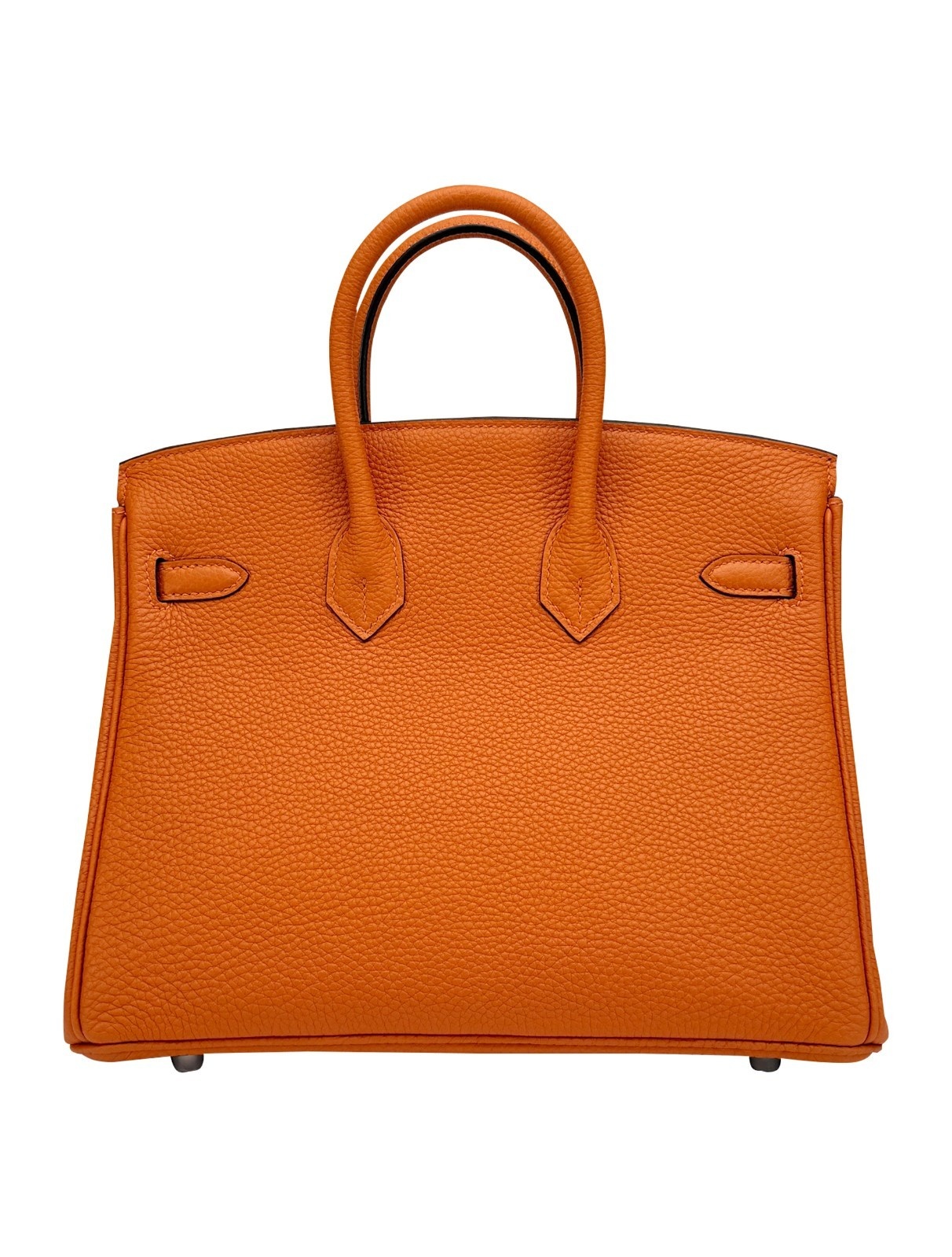 Hermes Birkin 25 Retourne Togo Orange Palladium Hardware K Stamp 2025