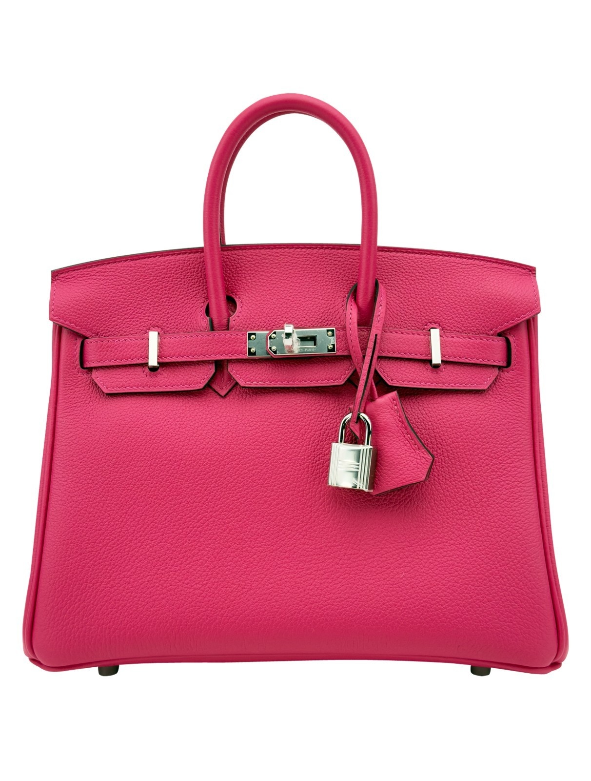 Hermes Birkin 25 Retourne Togo Rose Mexico Palladium Hardware K Stamp 2025