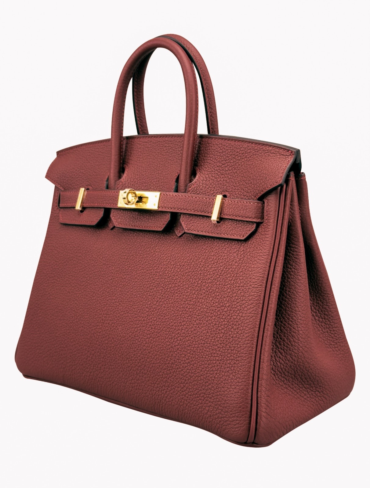 Hermes Birkin 25 Retourne Togo Rouge H Gold Hardware K Stamp 2025