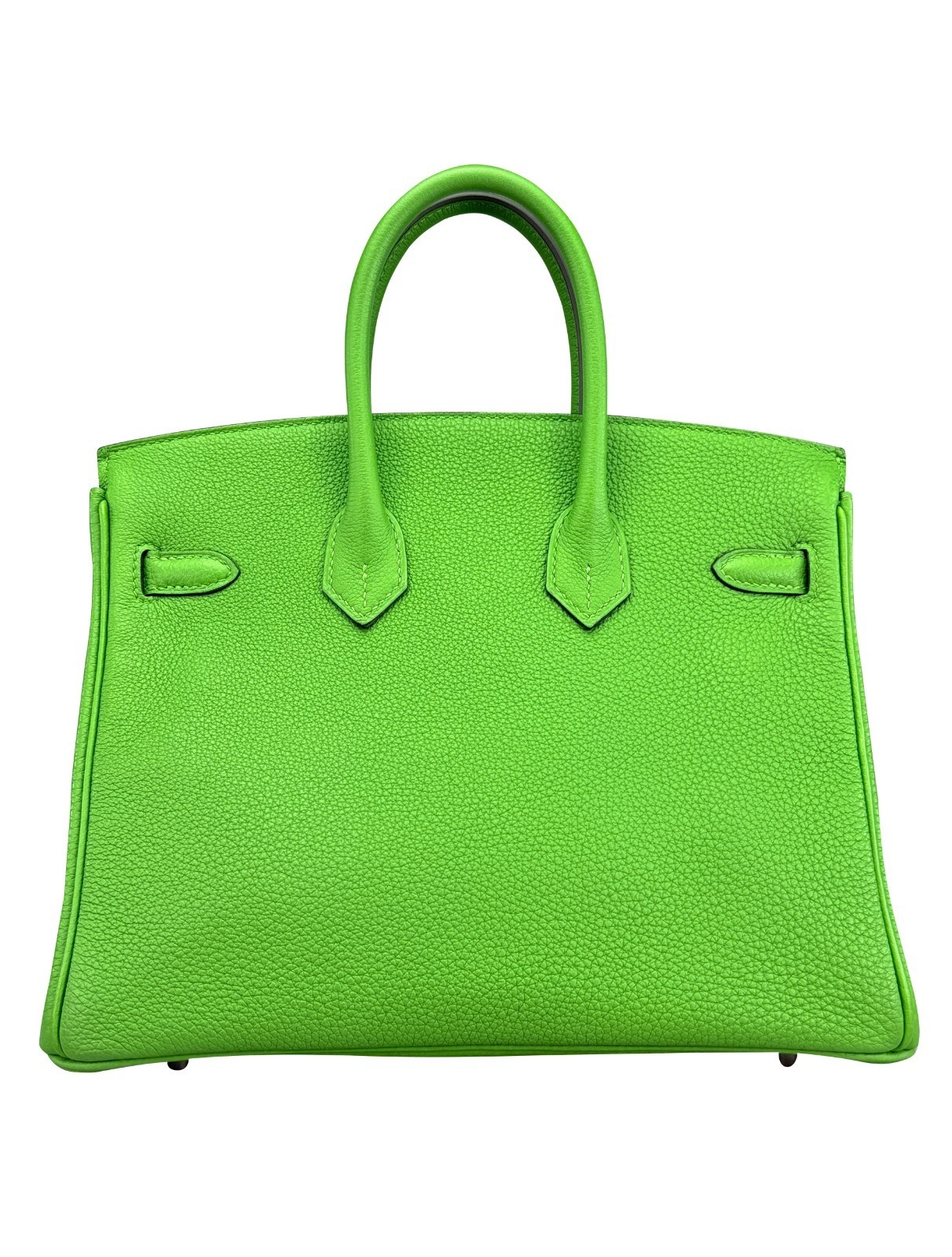 Hermes Birkin 25 Retourne Togo Vert Yucca Palladium Hardware W Stamp 2024
