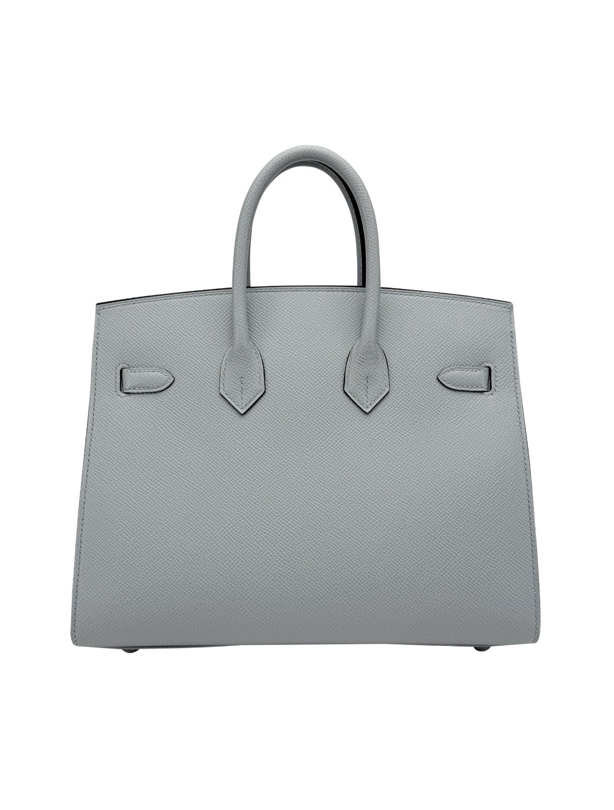 Hermes Birkin 25 Sellier Epsom Blue Glacier Palladium Hardware W Stamp 2025