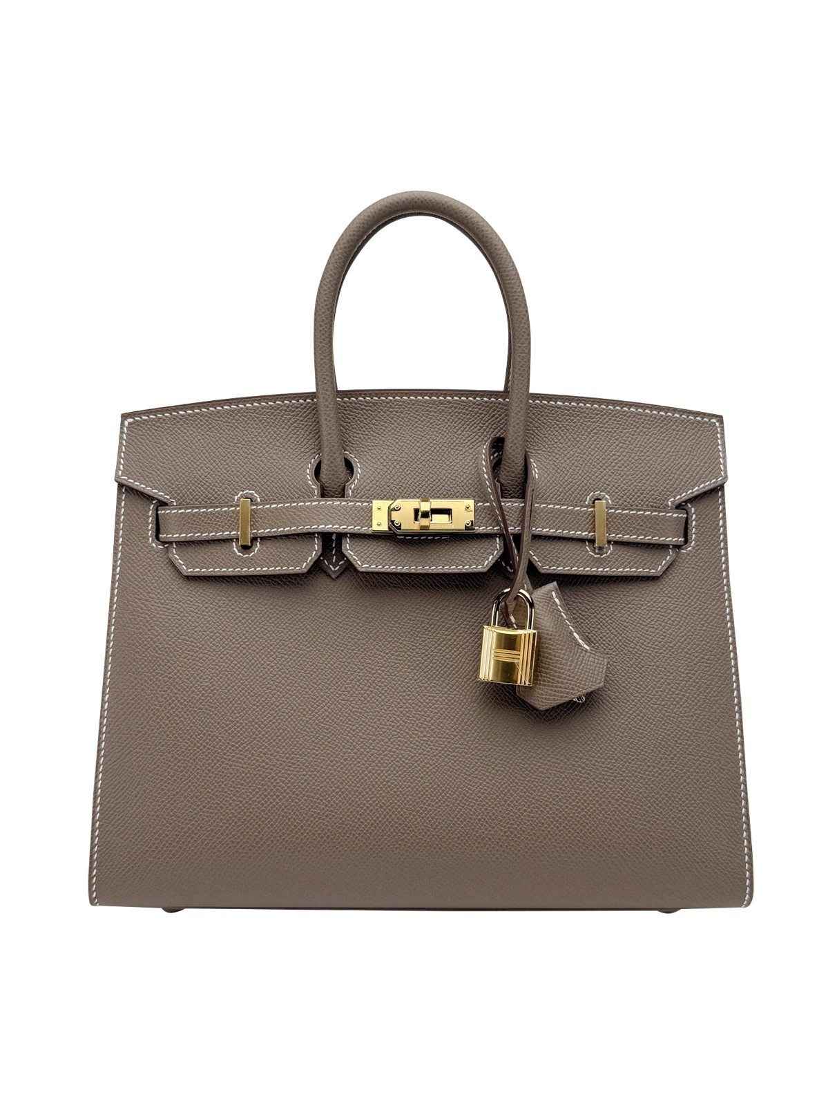 Hermes Birkin 25 Sellier Epsom Etoupe Gold Hardwre K Stamp 2025