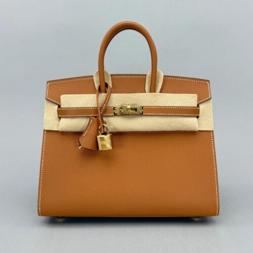 Hermes Birkin 25 Sellier Epsom Gold Gold Hardware K Stamp 2025