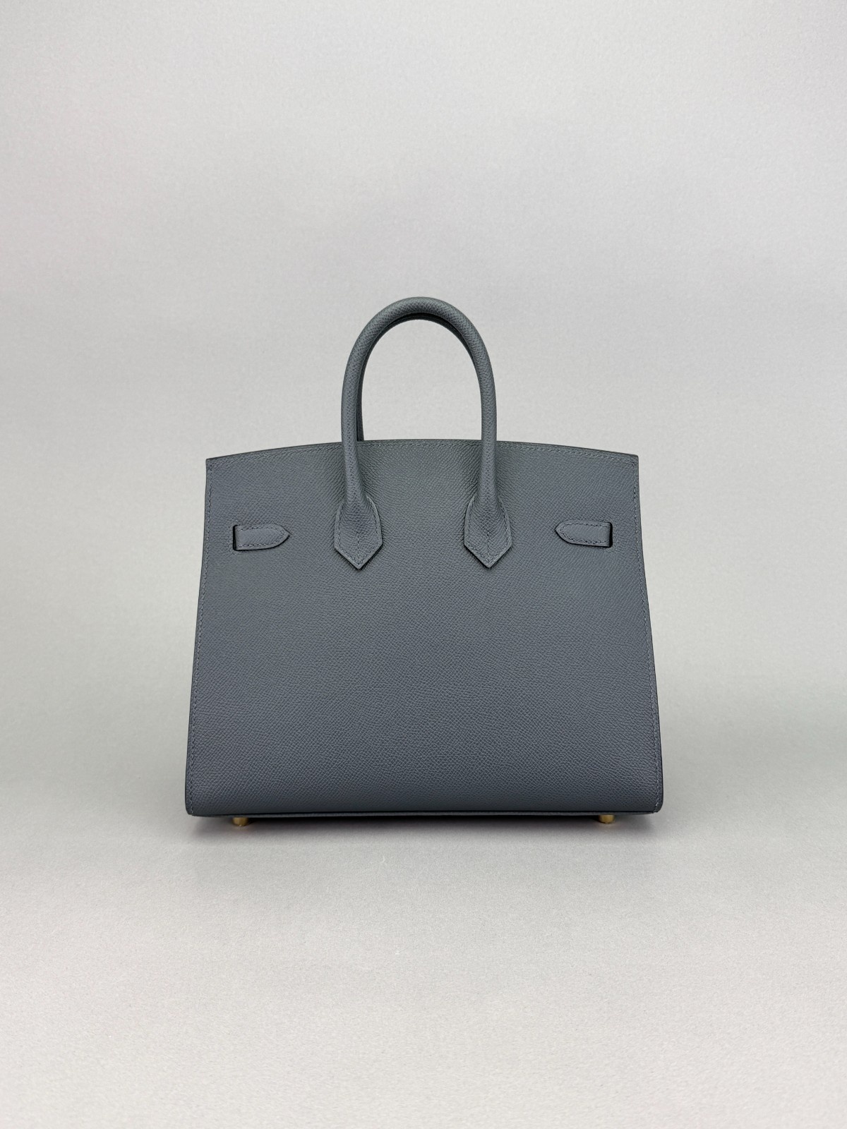 Hermes Birkin 25 Sellier Epsom Gris Misty Permabrass Gold Hardware K Stamp 2025