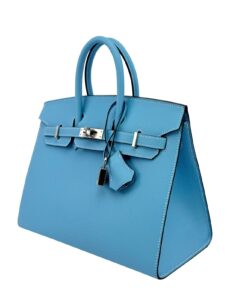 Hermes Birkin 25 Sellier Epsom HSS Blue Celeste Palladium Hardware K Stamp 2025
