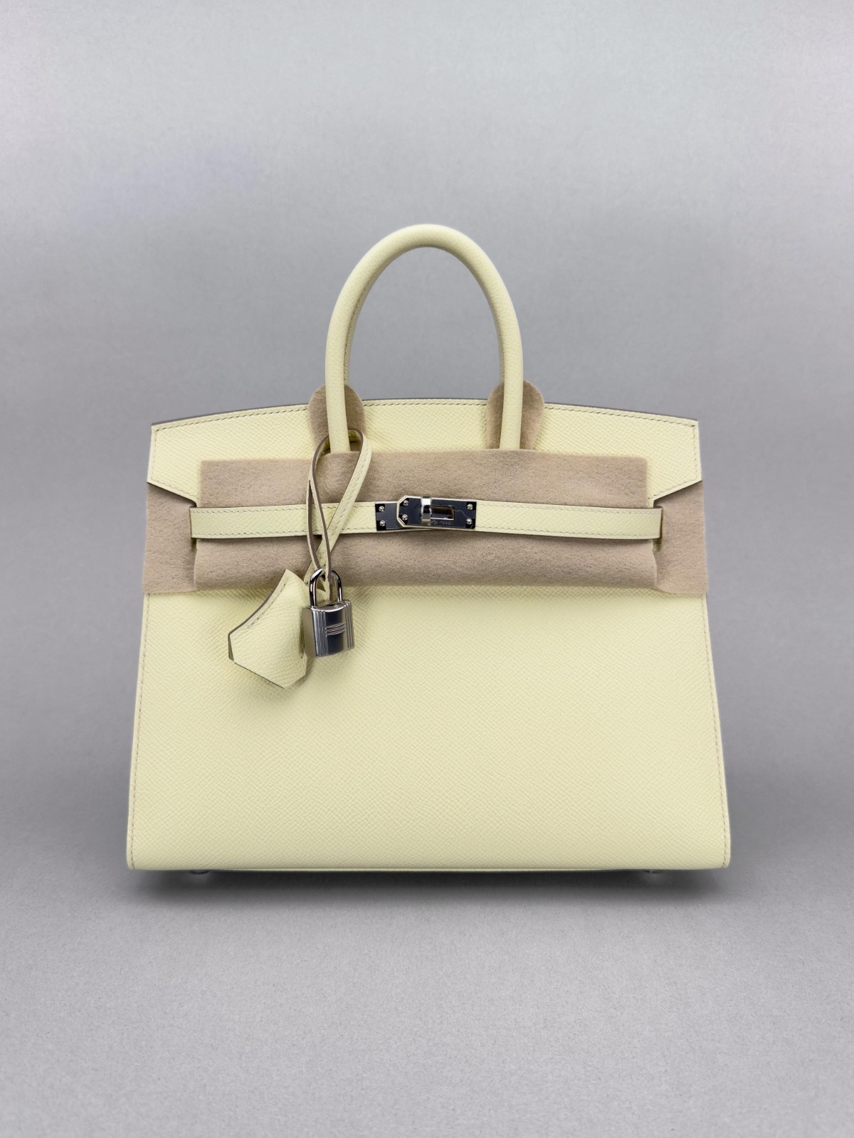 Hermes Birkin 25 Sellier Epsom Jaune Milton Palladium Hardware K Stamp 2025