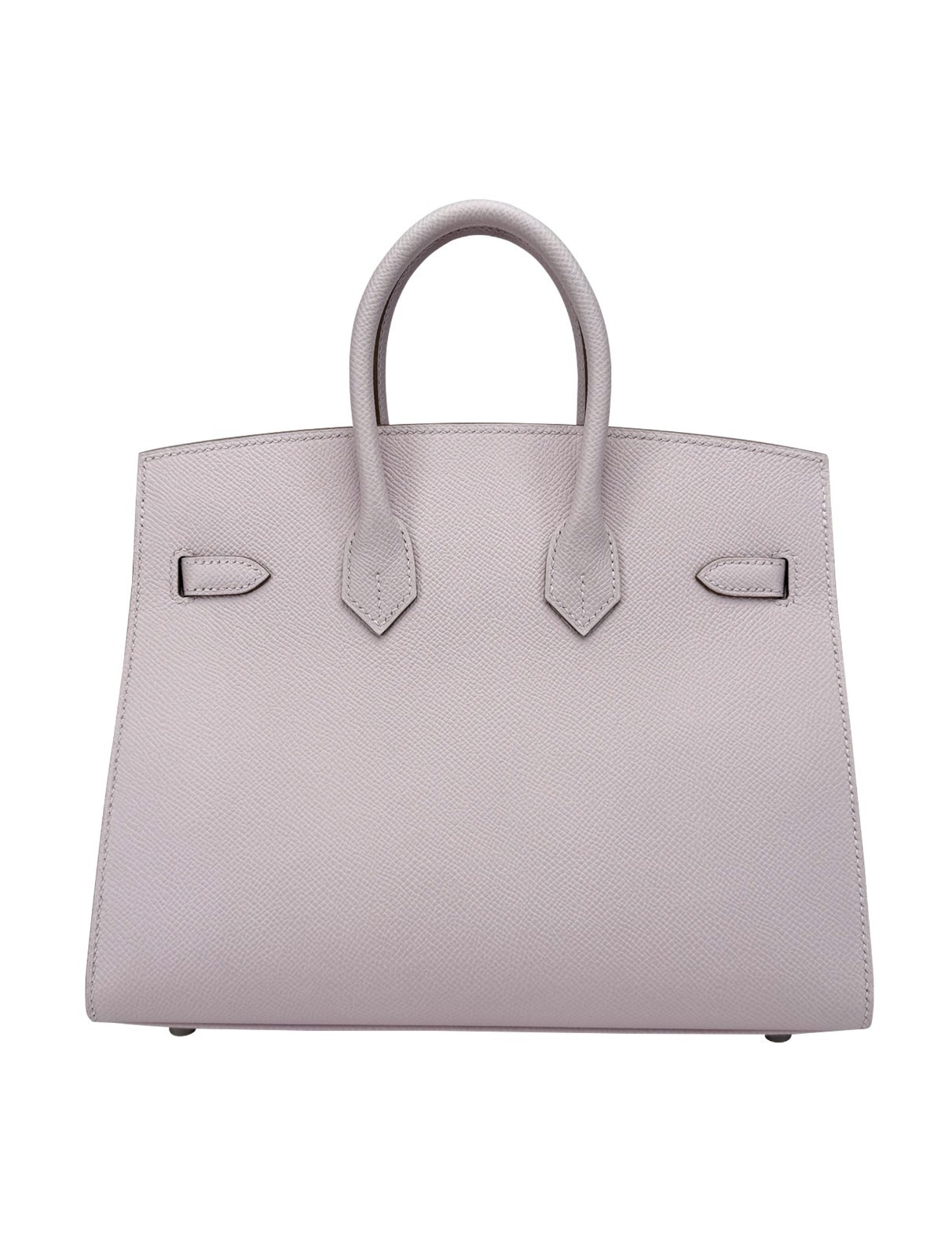 Hermes Birkin 25 Sellier Epsom Mauve Pale Palladium Hardware W Stamp 2024