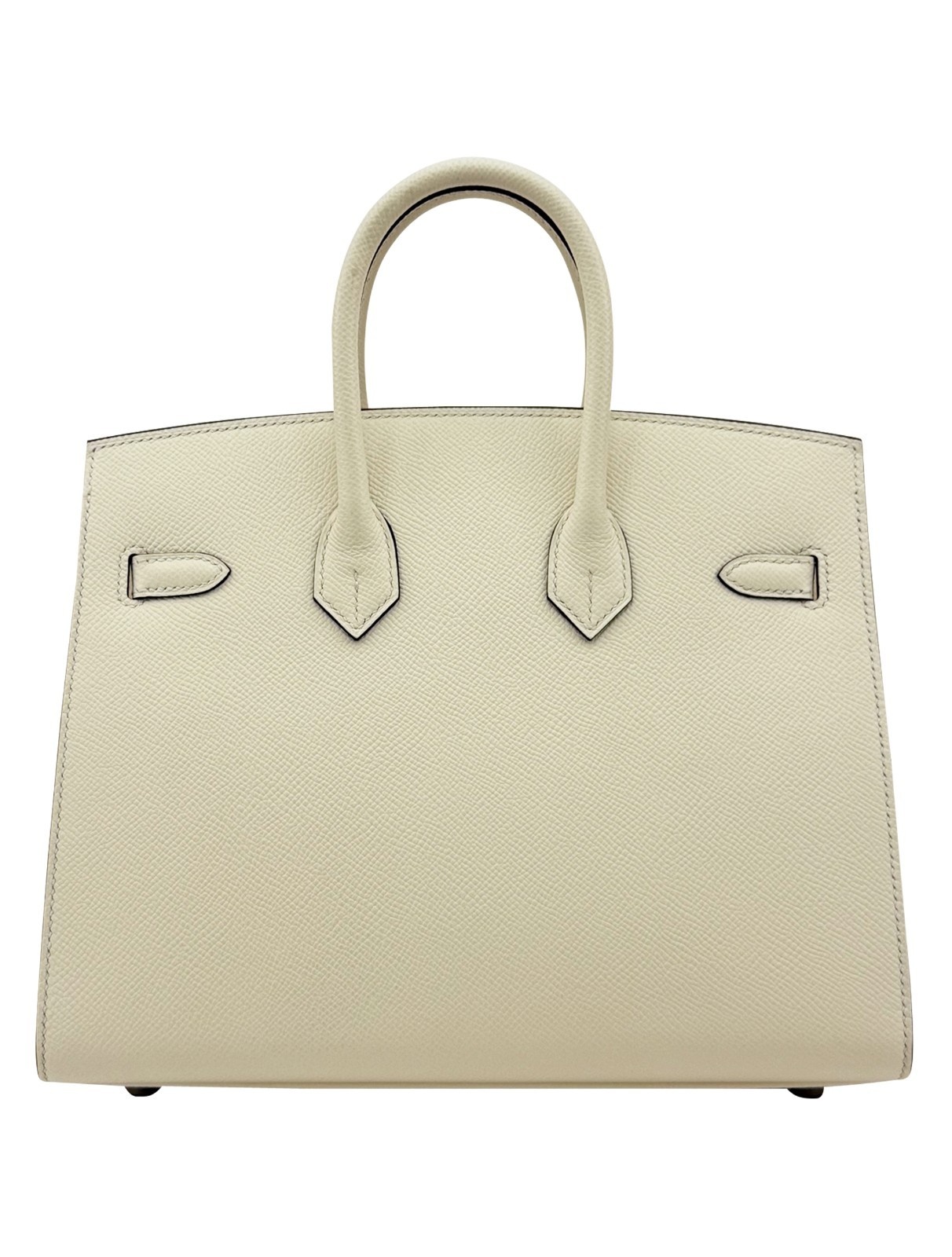 Hermes Birkin 25 Sellier Epsom Nata Palladium Hardware B Stamp 2023