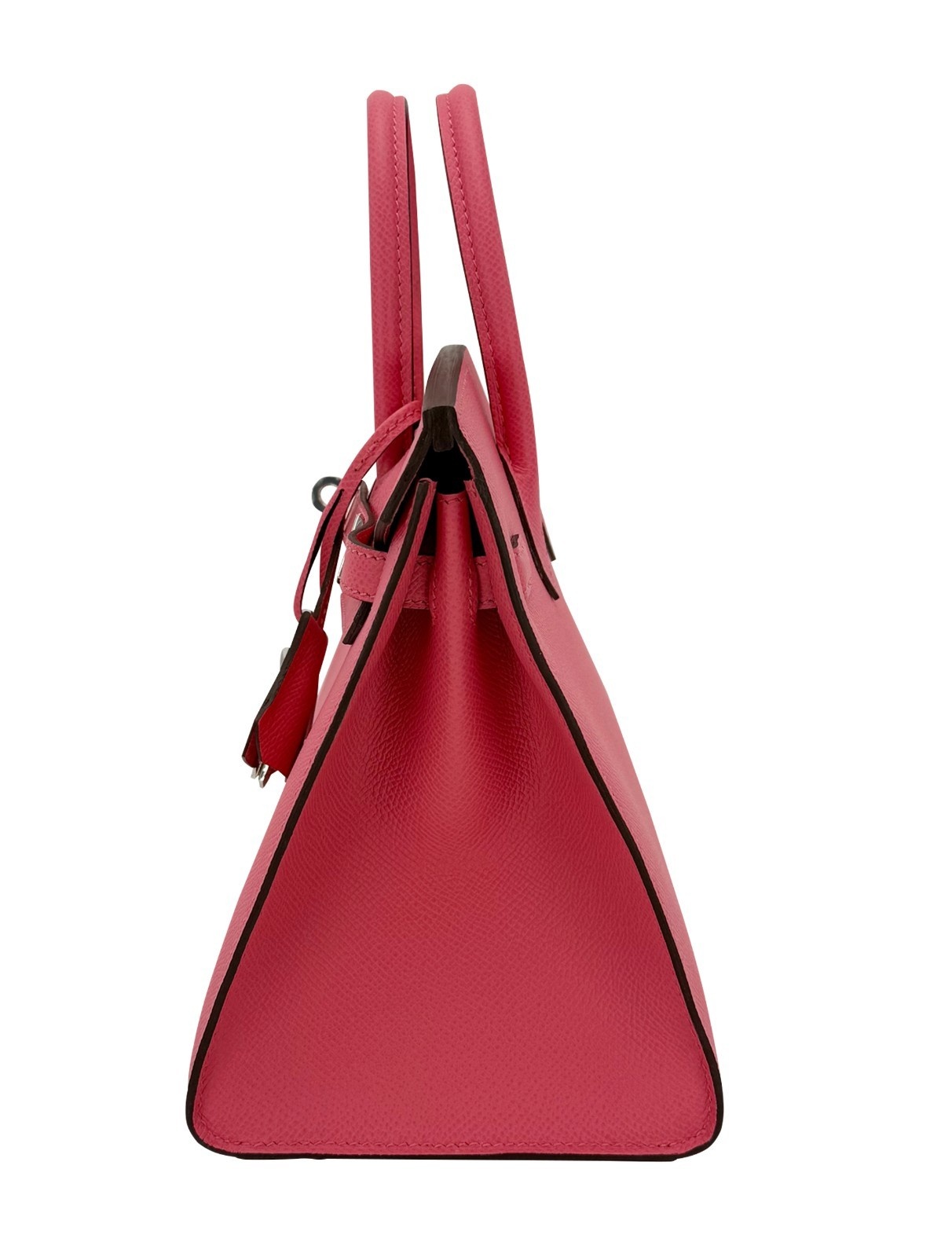 Hermes Birkin 25 Sellier Epsom Rose Azalee Palladium Hardware K Stamp 2025