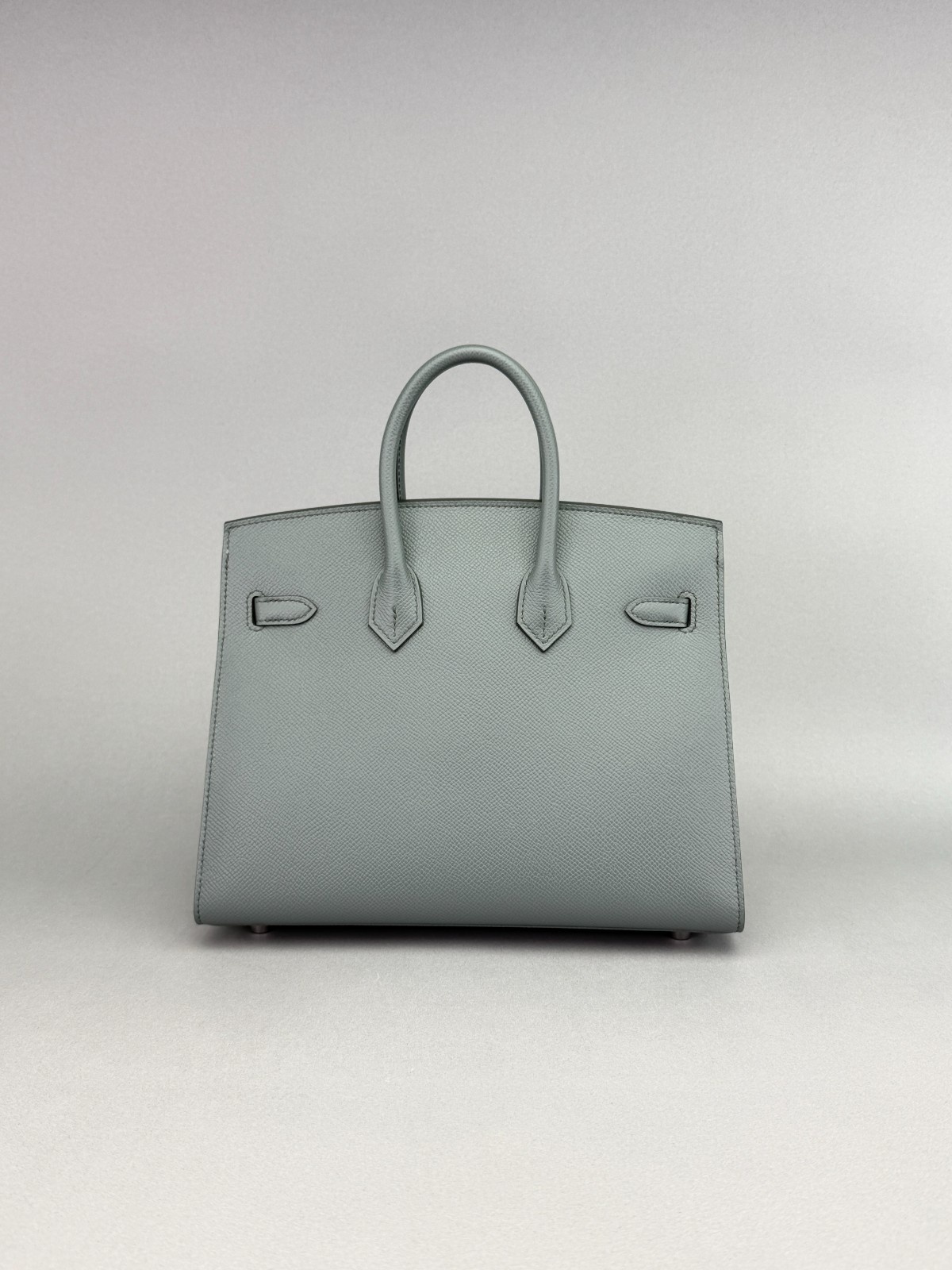Hermes Birkin 25 Sellier Epsom Vert Amande Palladium Hardware K Stamp 2025
