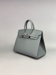 Hermes Birkin 25 Sellier Epsom Vert Amande Palladium Hardware K Stamp 2025