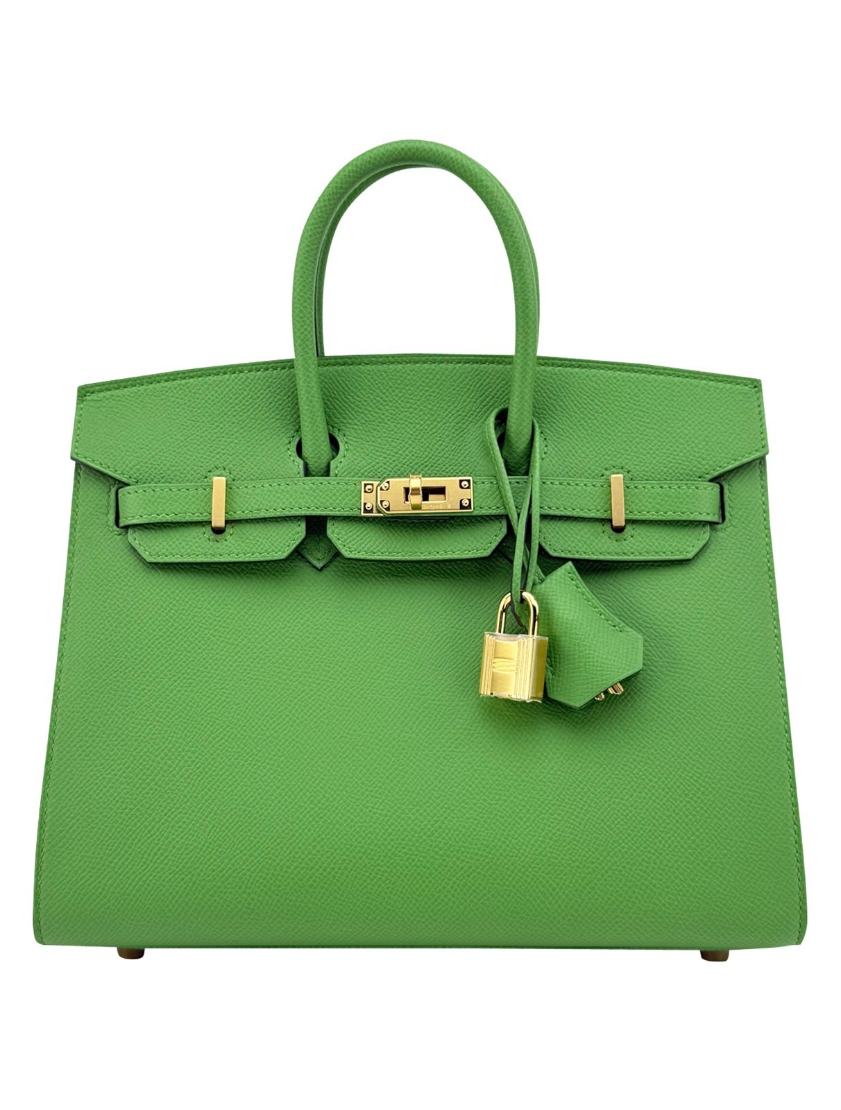 Hermes Birkin 25 Sellier Epsom Vert Yucca Gold Hardware B Stamp 2023