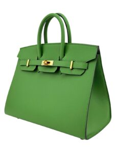 Hermes Birkin 25 Sellier Epsom Vert Yucca Gold Hardware B Stamp 2023