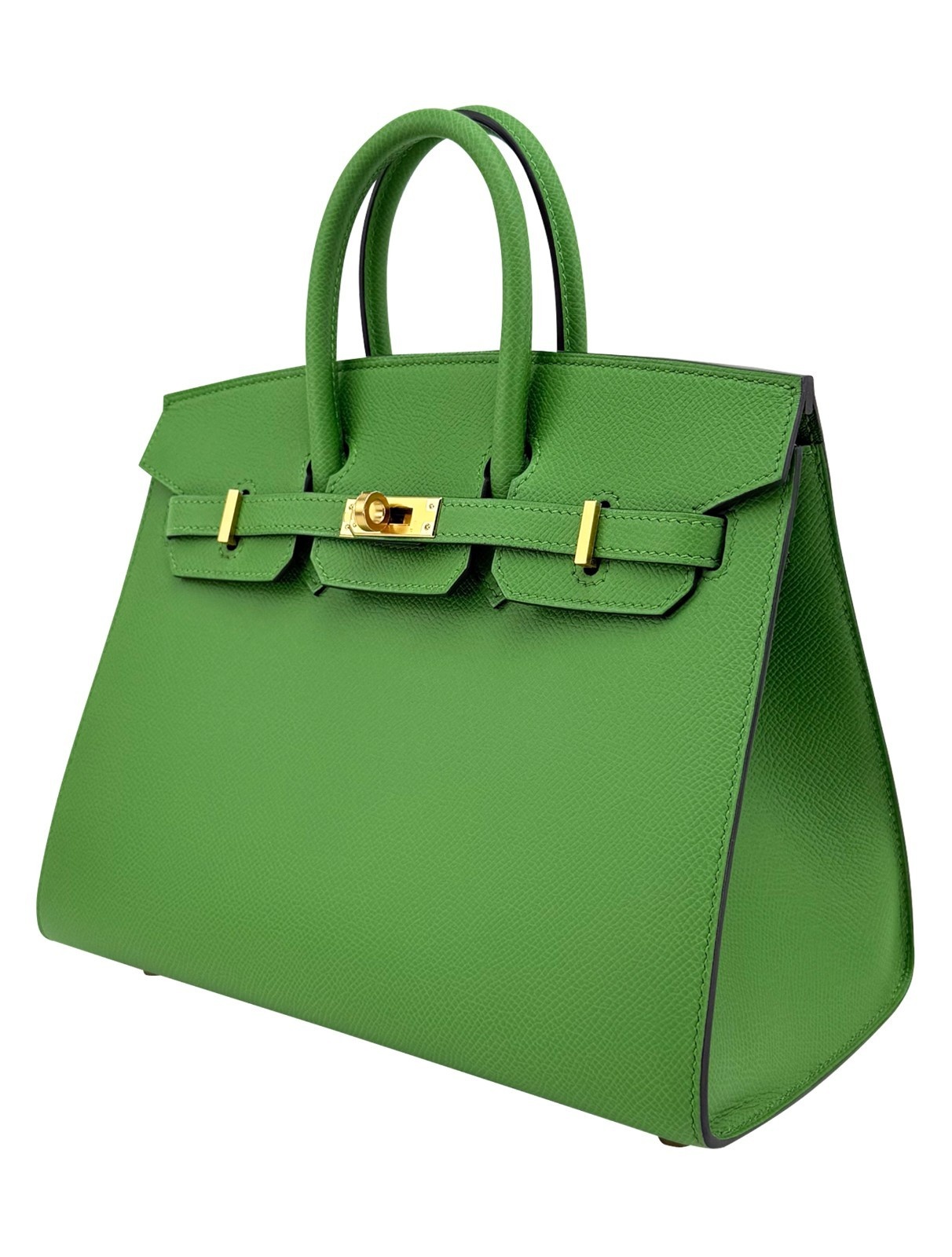 Hermes Birkin 25 Sellier Epsom Vert Yucca Gold Hardware B Stamp 2023