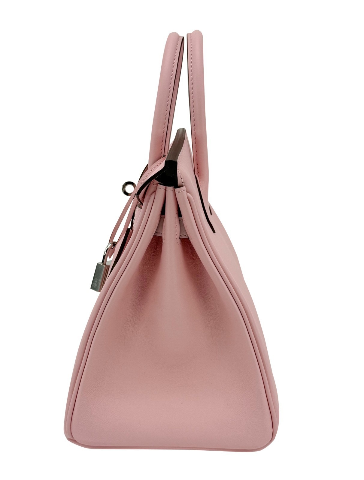 Hermes Birkin 25 Swift Rose Sakura Palladium Hardware K Stamp 2025