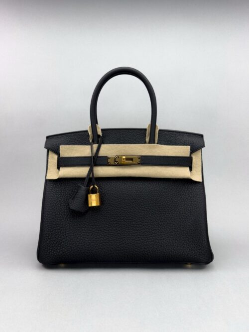 Hermes Birkin 30 Retourne Togo Black/Noir Gold Hardware G Stamp 2026