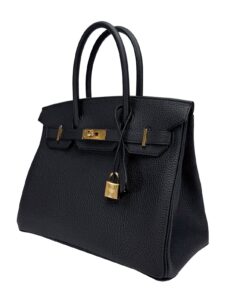 Hermes Birkin 30 Retourne Togo Black/Noir Gold Hardware G Stamp 2026