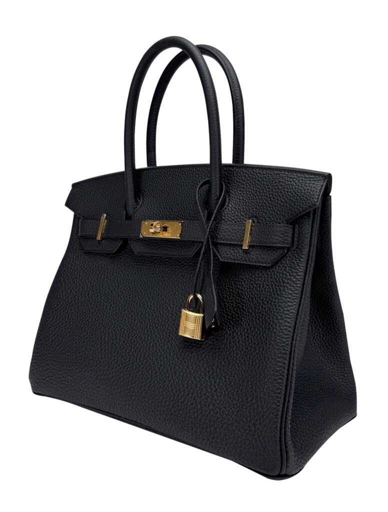 Hermes Birkin 30 Retourne Togo Black/Noir Gold Hardware G Stamp 2026